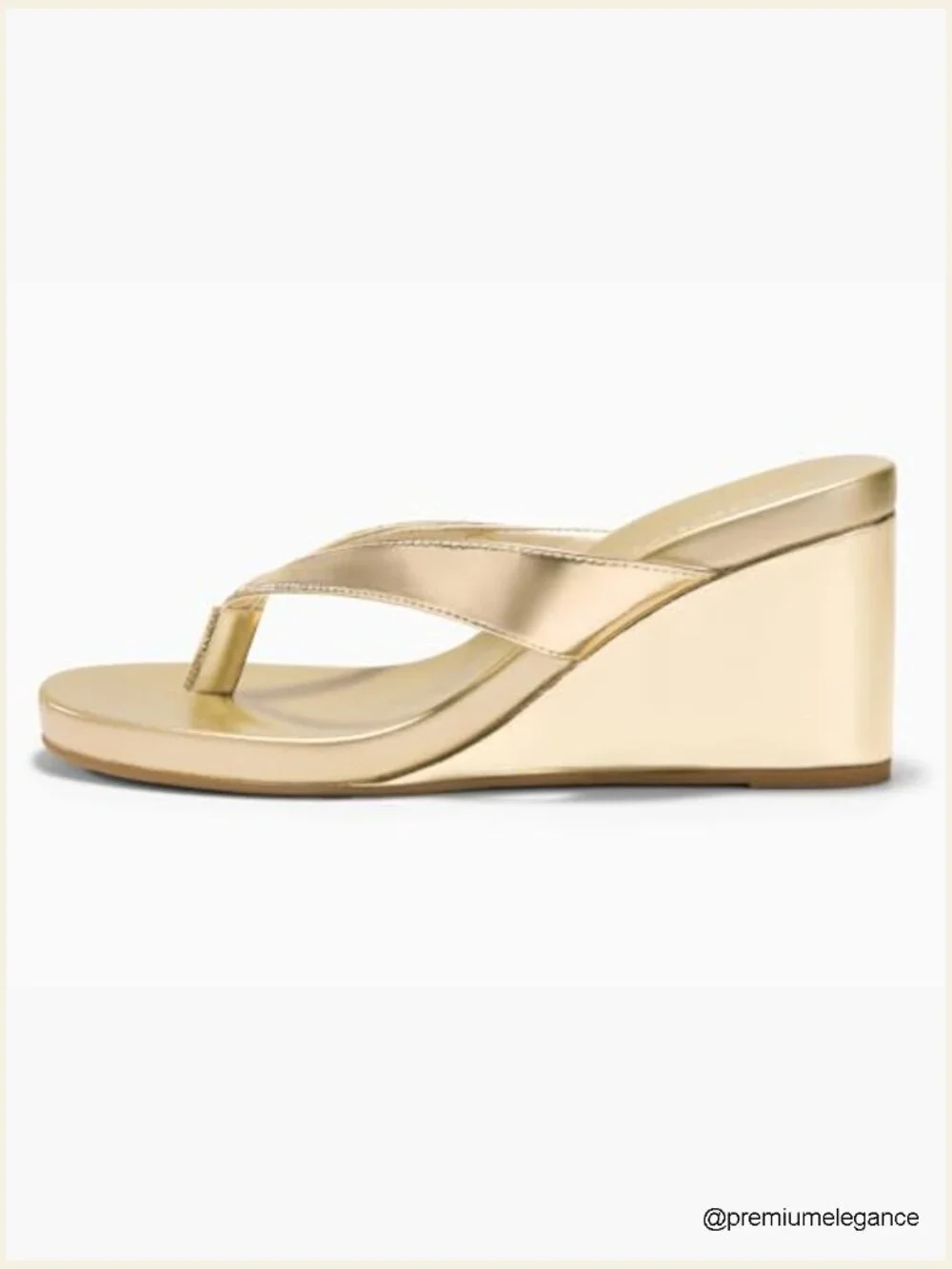Chic Wedge Heel Sandals Platform Flip Flops Slip On Summer Beach Shoes